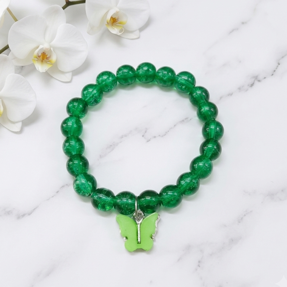 The99Jewel Handcrafted Butterfly Charm Bracelet for Women and Gorls