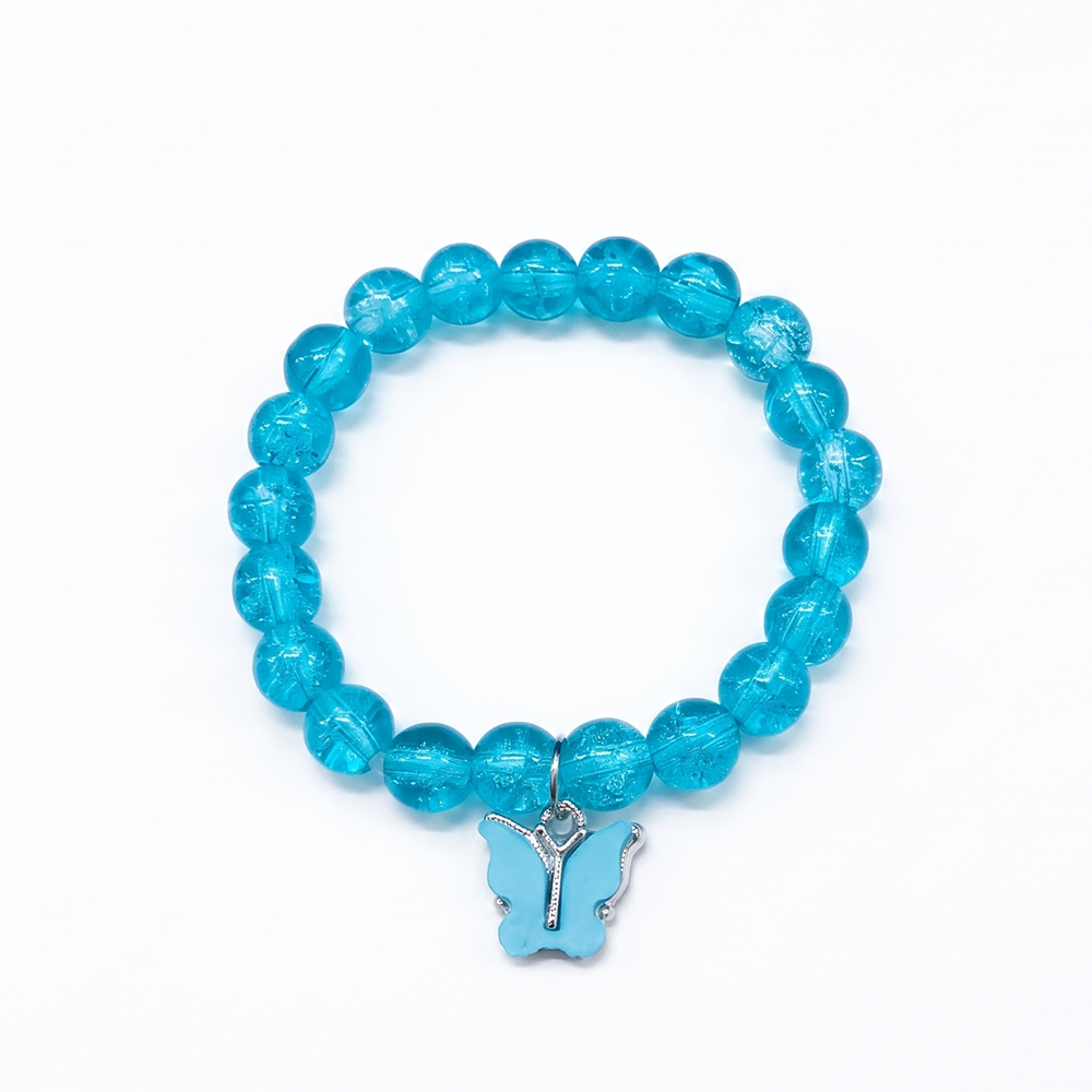 The99Jewel Handcrafted Butterfly Charm Bracelet for Women and Gorls