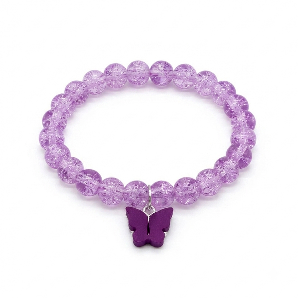 The99Jewel Handcrafted Butterfly Charm Bracelet for Women and Gorls