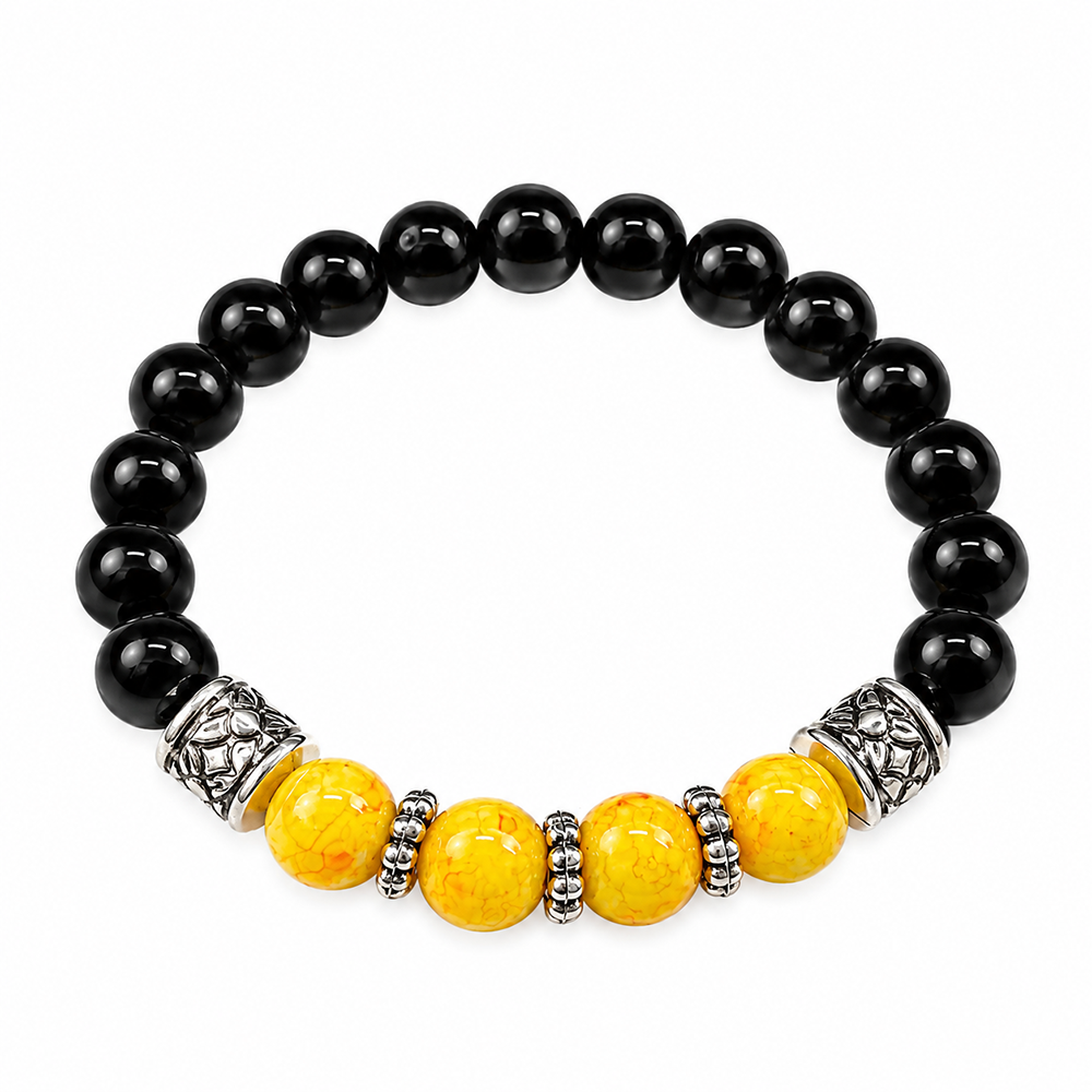 The99Jewel Fashionable Beaded Charm Bracelet | Trendy Jewellery Accessory for Women & Girls