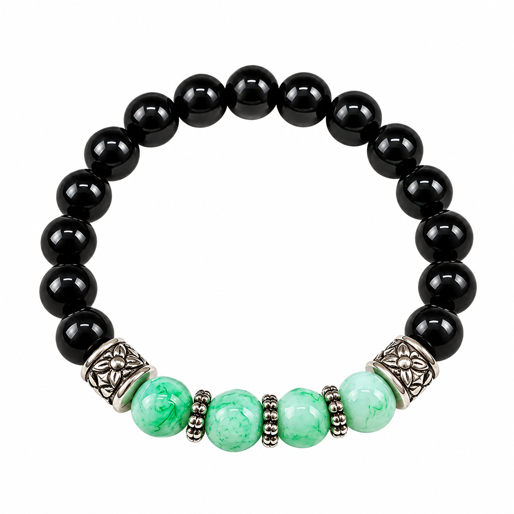 The99Jewel Fashionable Beaded Charm Bracelet | Trendy Jewellery Accessory for Women & Girls