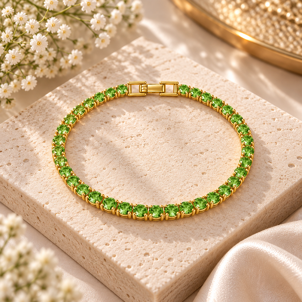 The99Jewel Dazzling Austrian Stone Bracelet with Tassels for Party & Festive Wear
