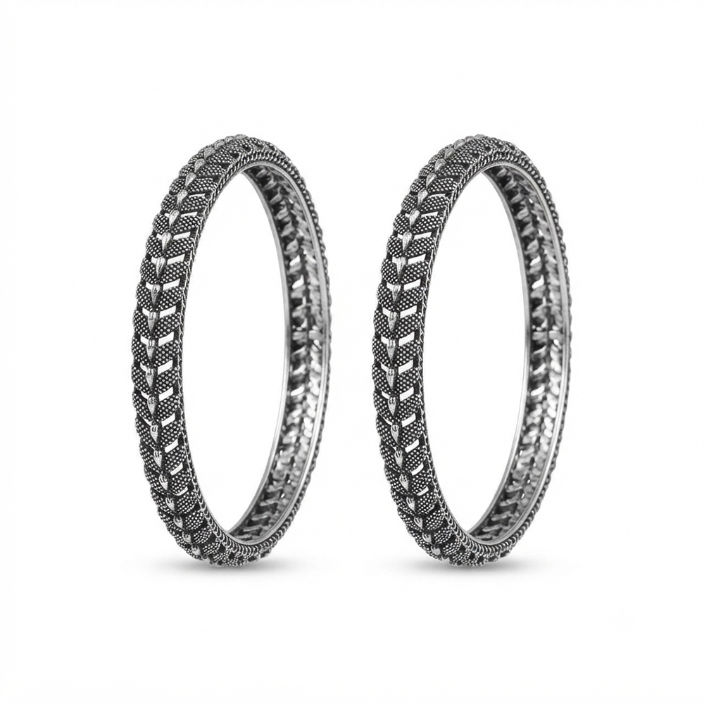 The99Jewel Ethnic Oxidised Bangles Set for Women Stylish Traditional Jewellery