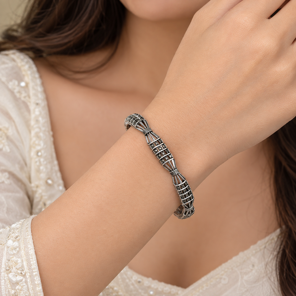 The99Jewel Ethnic Oxidised Bangles Set for Women Stylish Traditional Jewellery