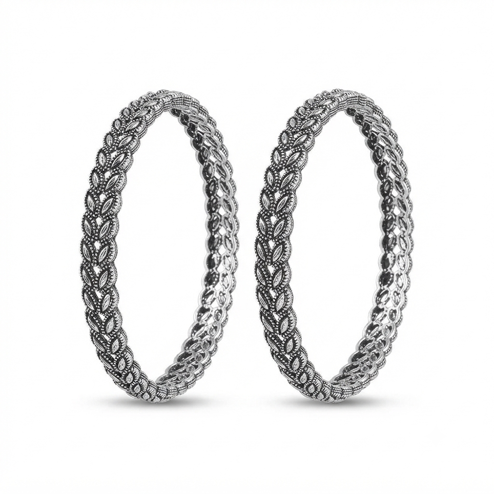 The99Jewel Ethnic Oxidised Bangles Set for Women Stylish Traditional Jewellery