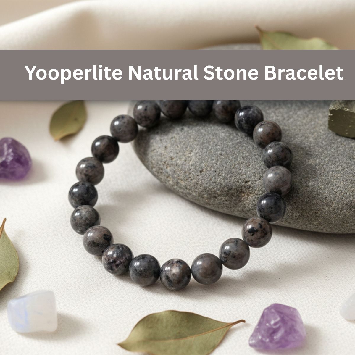 The99Jewel Yooperlite Natural Stone Bracelet For Truth & Emotional Release With Box