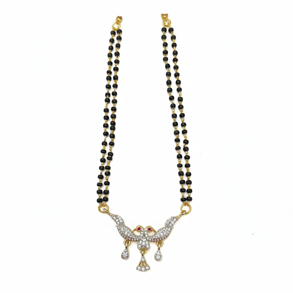 The99Jewel Ad Stone Mangalsutra Elegant & Lightweight
