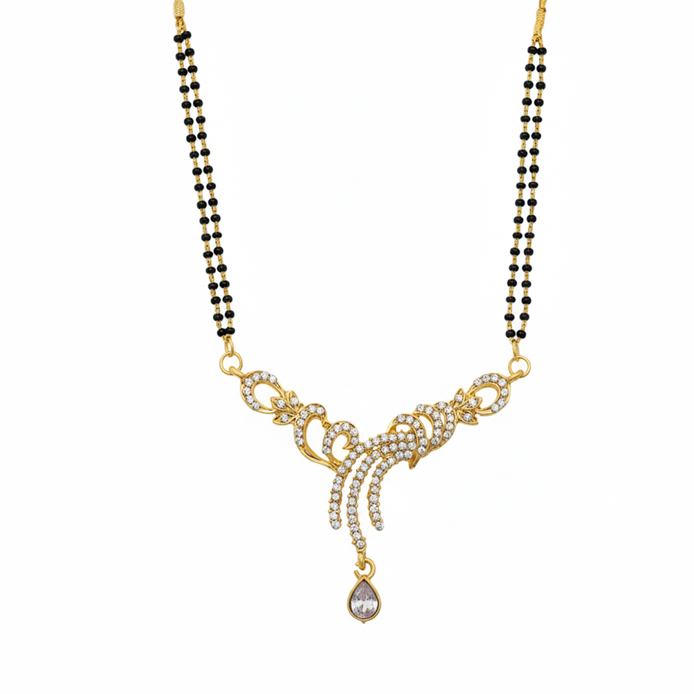 The99Jewel Ad Stone Mangalsutra Elegant