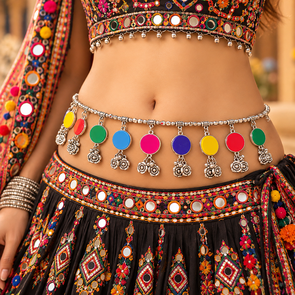 The99Jewel Beautiful Oxidised Plated Waist Band \ Kamarband For Women & Girls