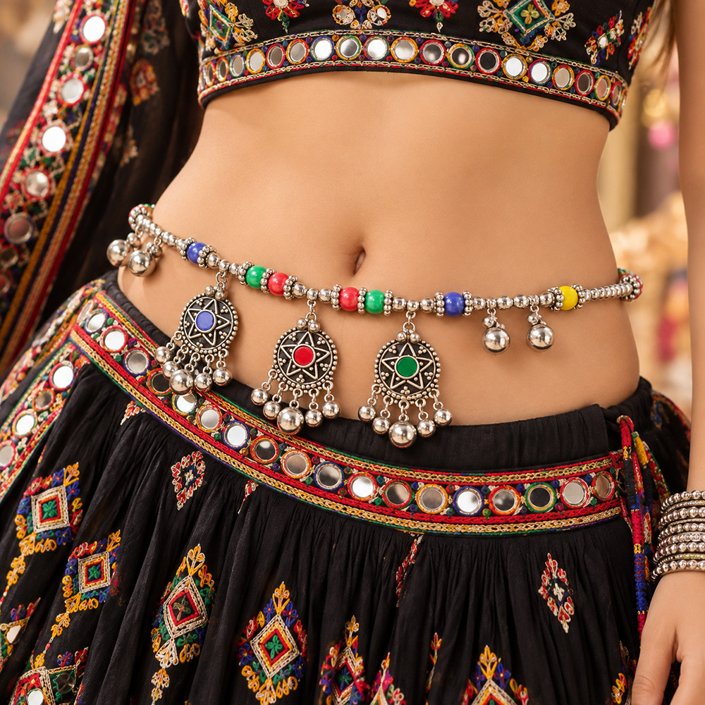 The99Jewel Beautiful Oxidised Plated Waist Band \ Kamarband For Women & Girls