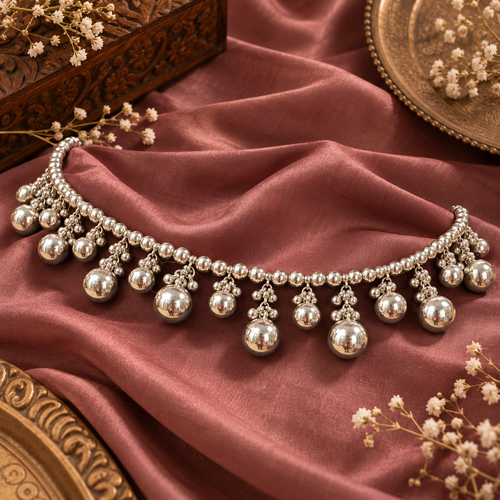 The99Jewel Beautiful Oxidised Plated Waist Band \ Kamarband For Women & Girls