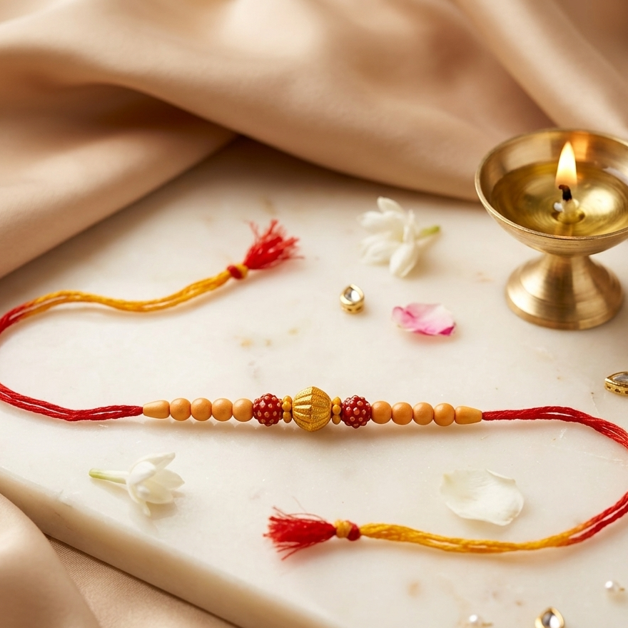 The99Jewel Handmade Rakhi for Bhai | Traditional & Stylish Raksha Bandhan Thread