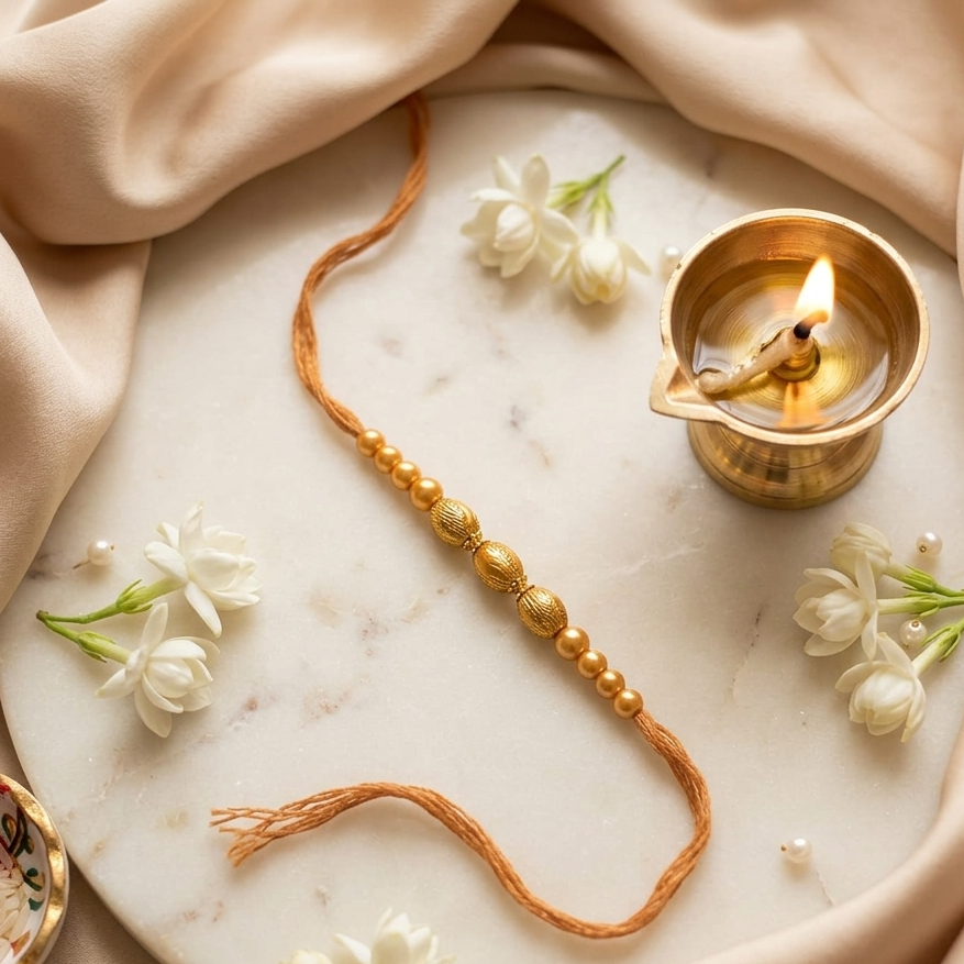 The99Jewel Handmade Rakhi for Bhai | Traditional & Stylish Raksha Bandhan Thread