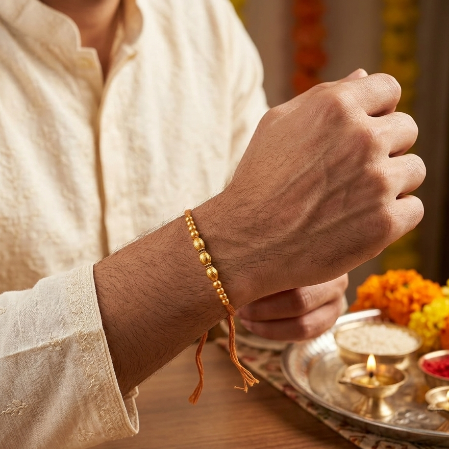 The99Jewel Handmade Rakhi for Bhai | Traditional & Stylish Raksha Bandhan Thread