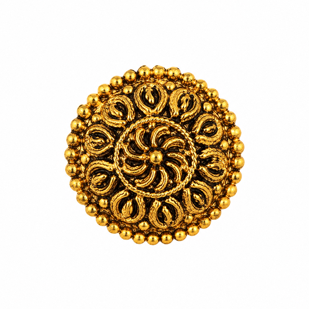 The99Jewel Elegant Gold Tone Traditional Adjustable Ring For Women And Girls