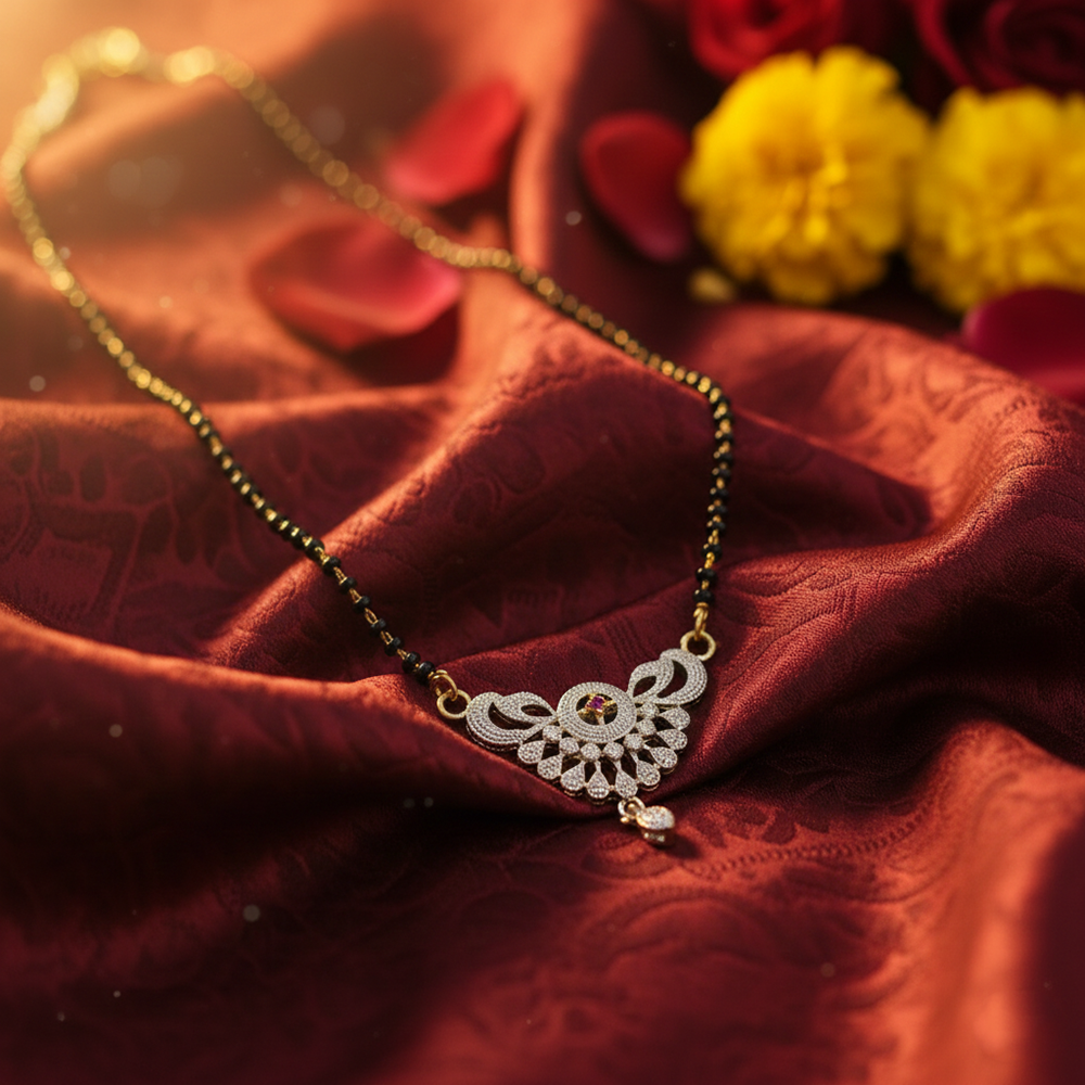 The99Jewel Modern  Mangalsutra with Subtle Charm