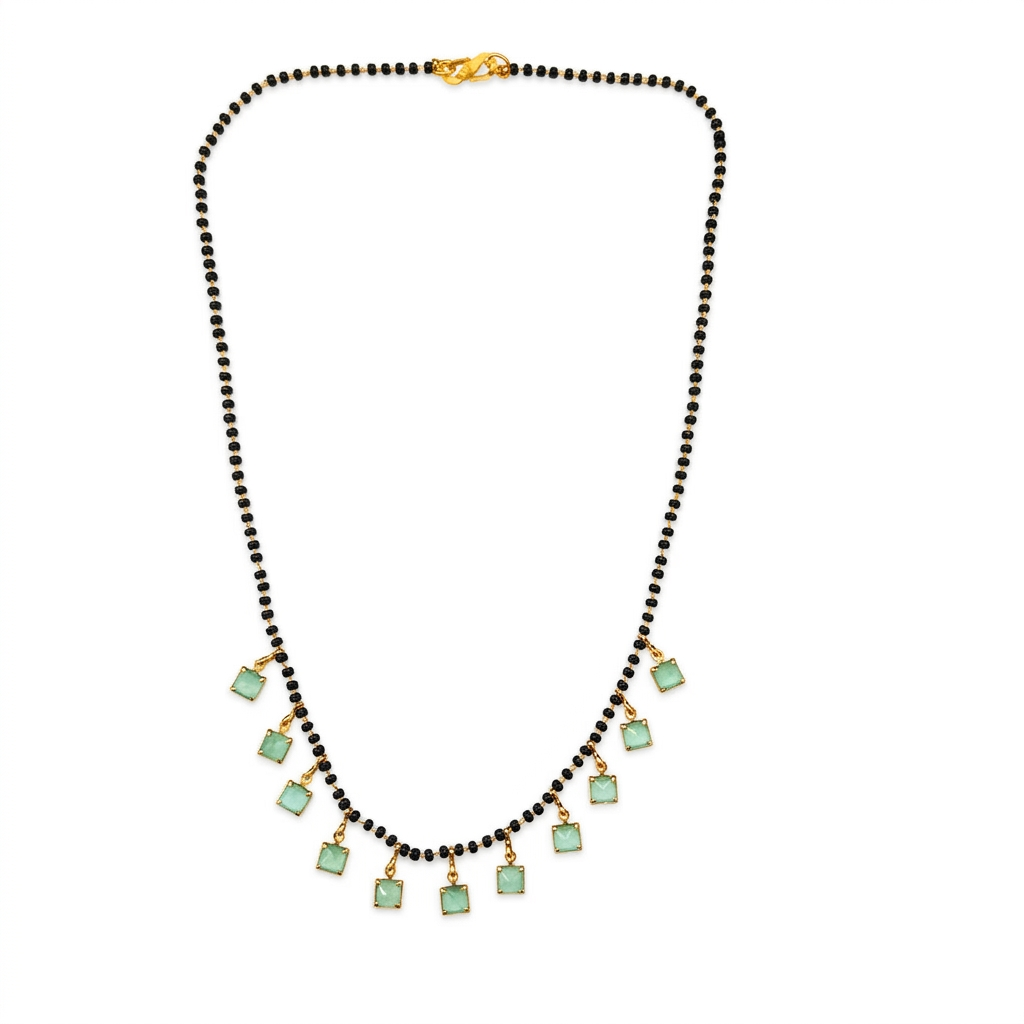 The99Jewel Square Charms Trendy Mangalsutra For Women