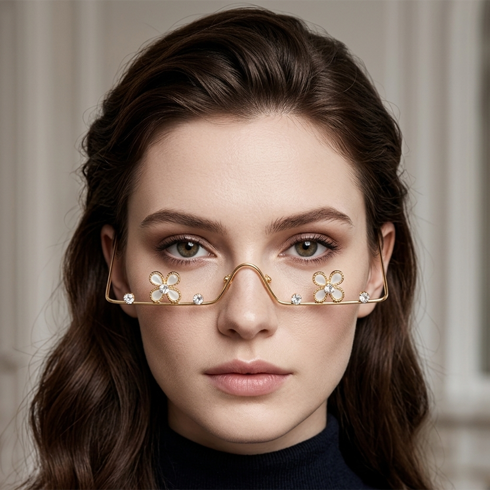 The99Jewel Crytsal Stone Luxury Inspired Facelets Jewellery Bridal Face Frame
