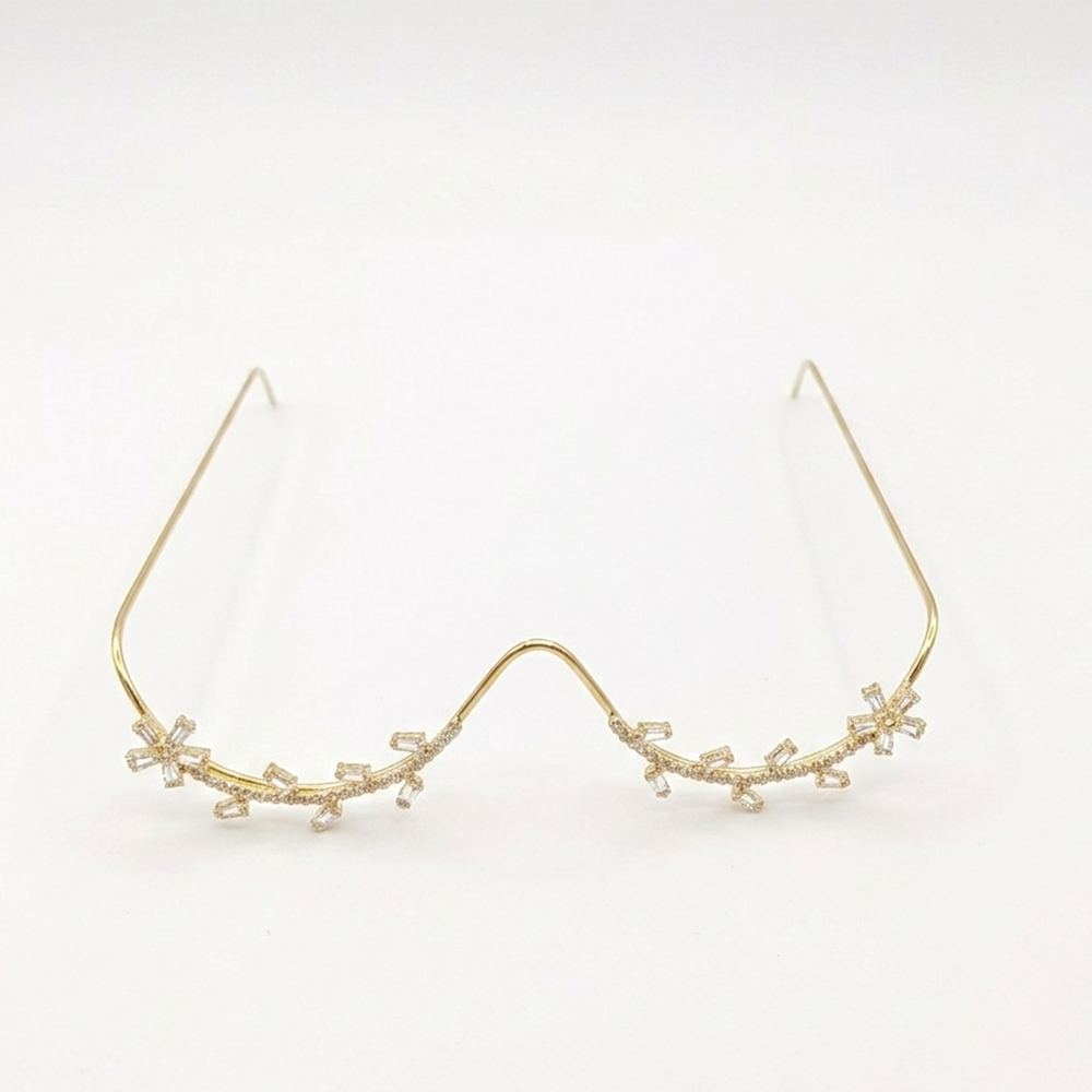 The99Jewel Crytsal Stone Luxury Inspired Facelets Jewellery Bridal Face Frame