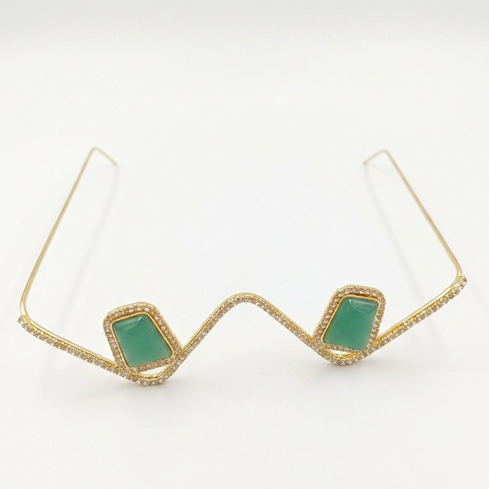 The99Jewel Austrian Stone Luxury Inspired Facelets Jewellery Bridal Face Frame