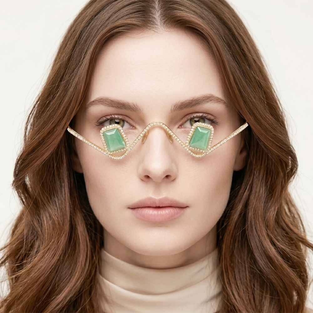 The99Jewel Austrian Stone Luxury Inspired Facelets Jewellery Bridal Face Frame