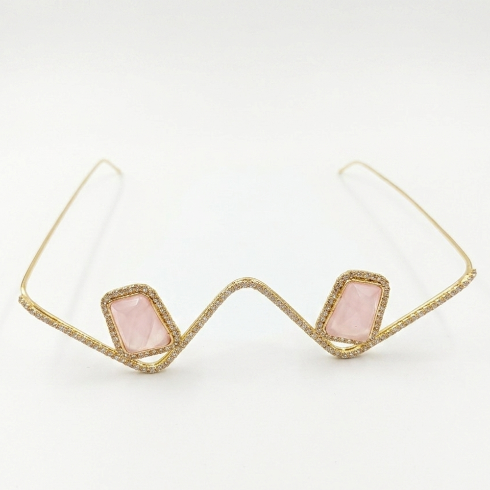 The99Jewel Austrian Stone Luxury Inspired Facelets Jewellery Bridal Face Frame