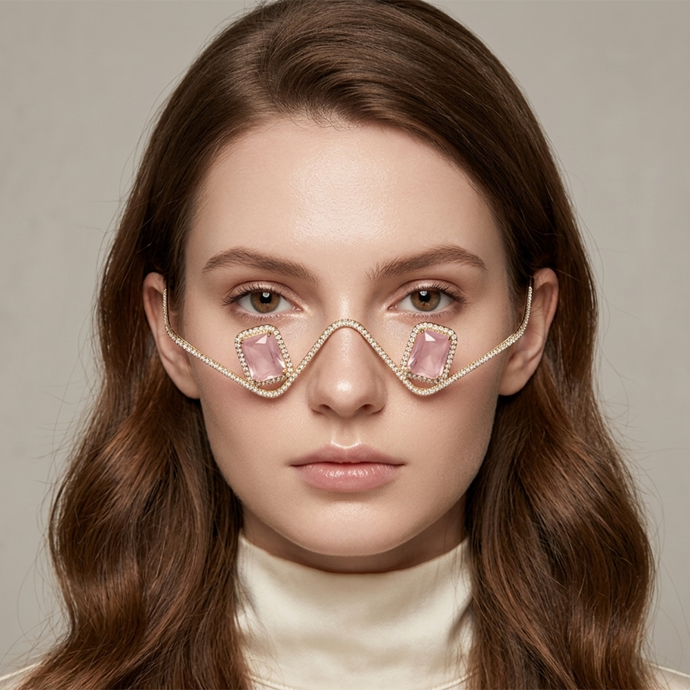 The99Jewel Austrian Stone Luxury Inspired Facelets Jewellery Bridal Face Frame