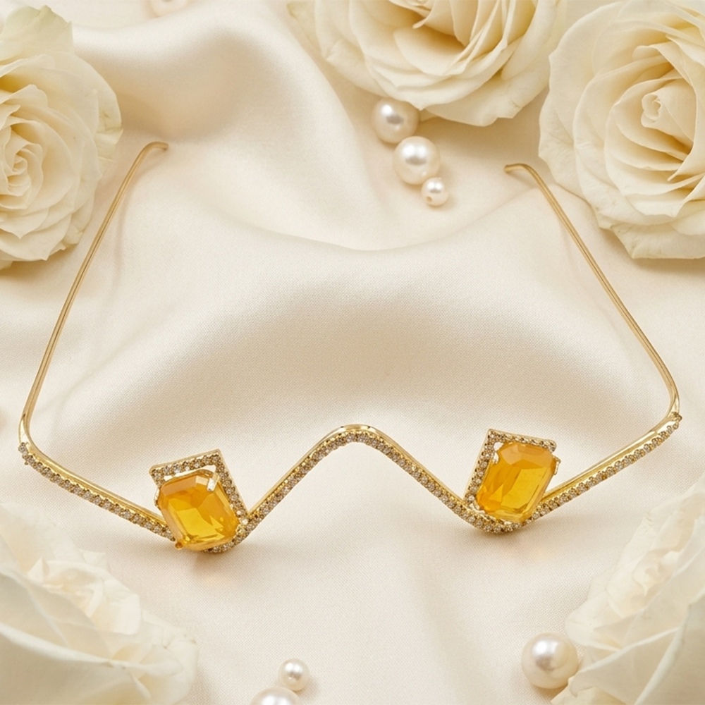 The99Jewel Austrian Stone Luxury Inspired Facelets Jewellery Bridal Face Frame