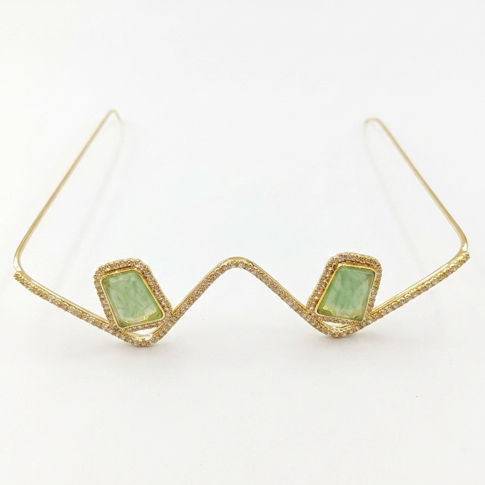 The99Jewel Austrian Stone Luxury Inspired Facelets Jewellery Bridal Face Frame
