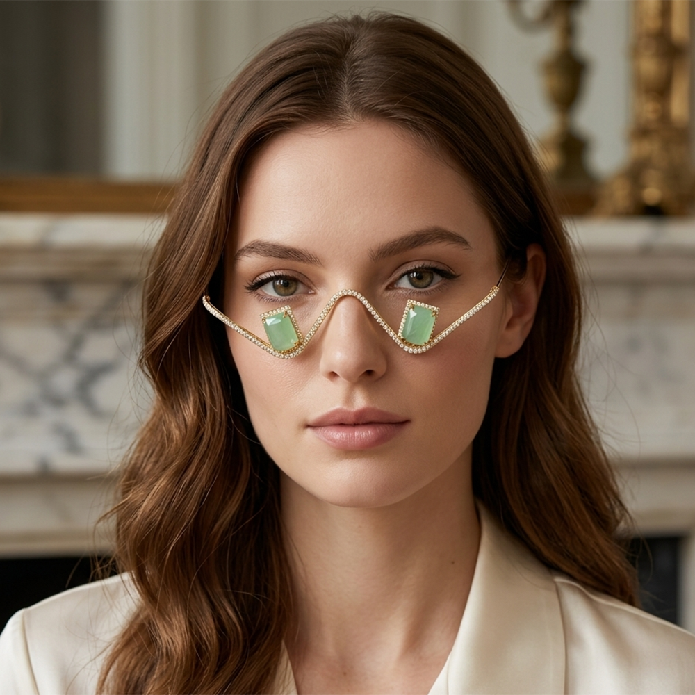 The99Jewel Austrian Stone Luxury Inspired Facelets Jewellery Bridal Face Frame