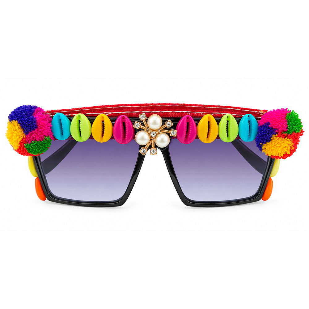 The99Jewel Navratri Special Handmade Sunglasses for Women & Girls Stylish Garba Night Accessory