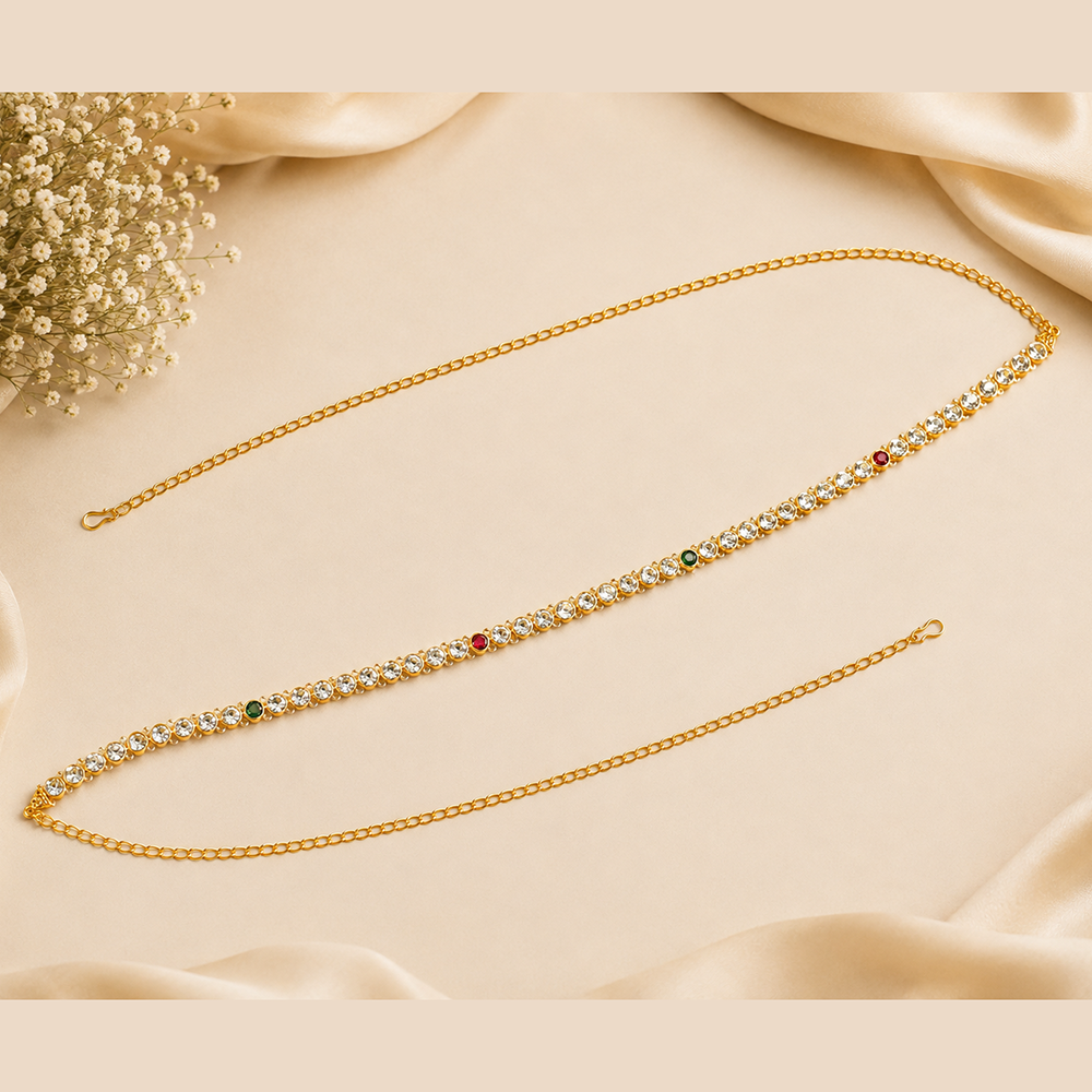 The99Jewel Elegant  Austrian Stone Kamarbandh / Waist Chain for Women And Girls