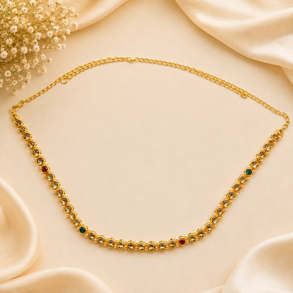 The99Jewel Elegant  Austrian Stone Kamarbandh / Waist Chain for Women And Girls