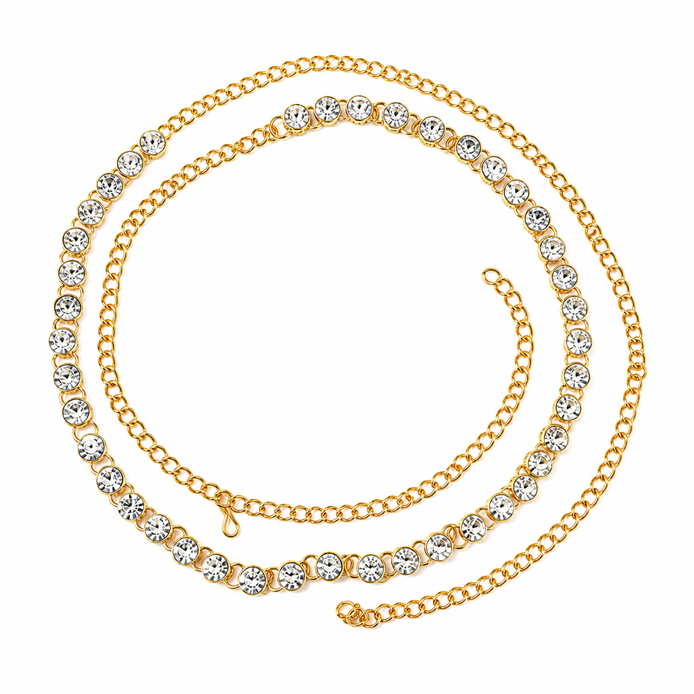 The99Jewel Elegant  Austrian Stone Kamarbandh / Waist Chain for Women And Girls