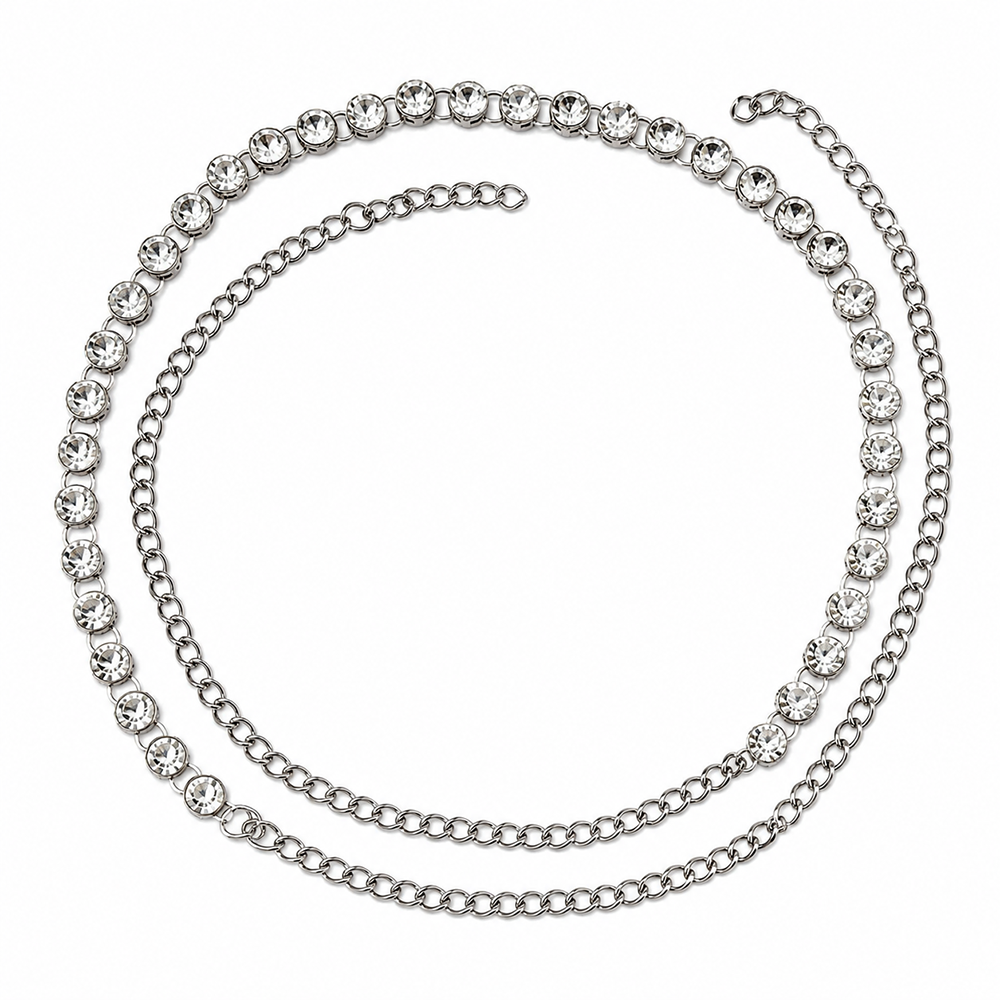 The99Jewel Elegant  Austrian Stone Kamarbandh / Waist Chain for Women And Girls