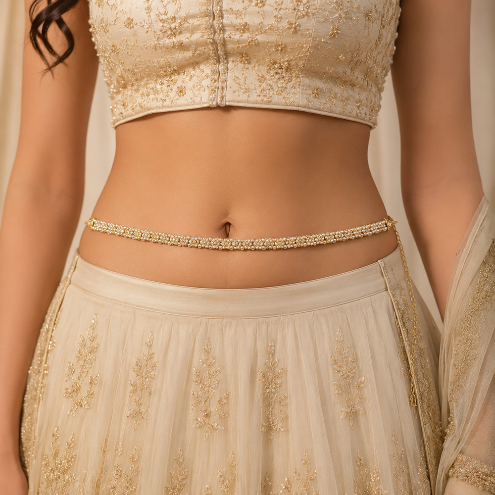 The99Jewel Elegant  Austrian Stone Kamarbandh / Waist Chain for Women And Girls