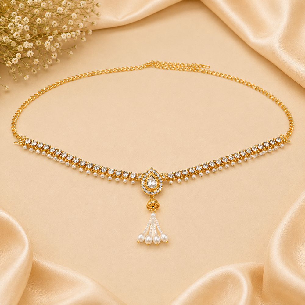 The99Jewel Elegant  Austrian Stone Kamarbandh / Waist Chain for Women And Girls