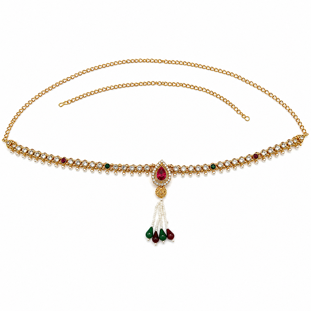 The99Jewel Elegant  Austrian Stone Kamarbandh / Waist Chain for Women And Girls