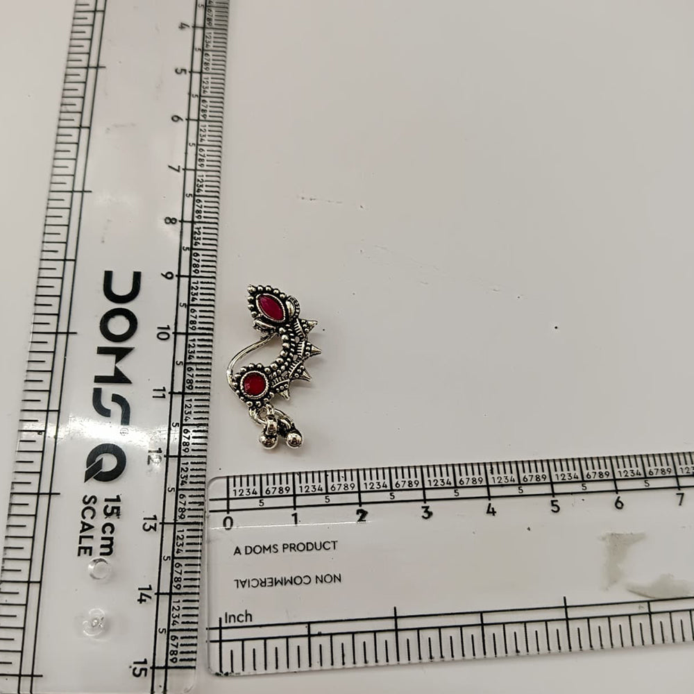 The99Jewel Traditional Designer Nose Pin | Oxidised Plated Ethnic Jewellery for Women