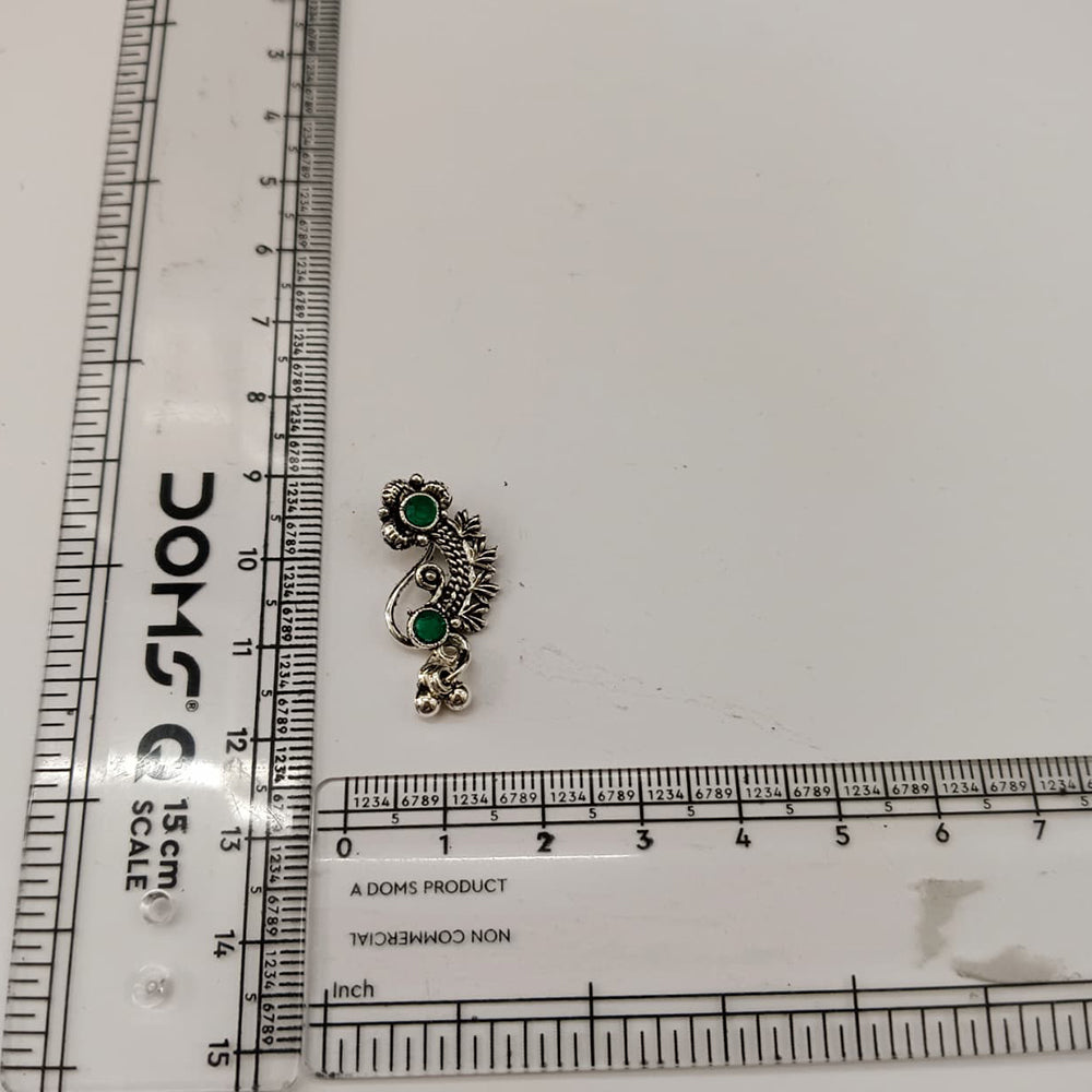 The99Jewel Designer Oxidised Nose Pin for Women | Elegant Ethnic Fashion Accessory