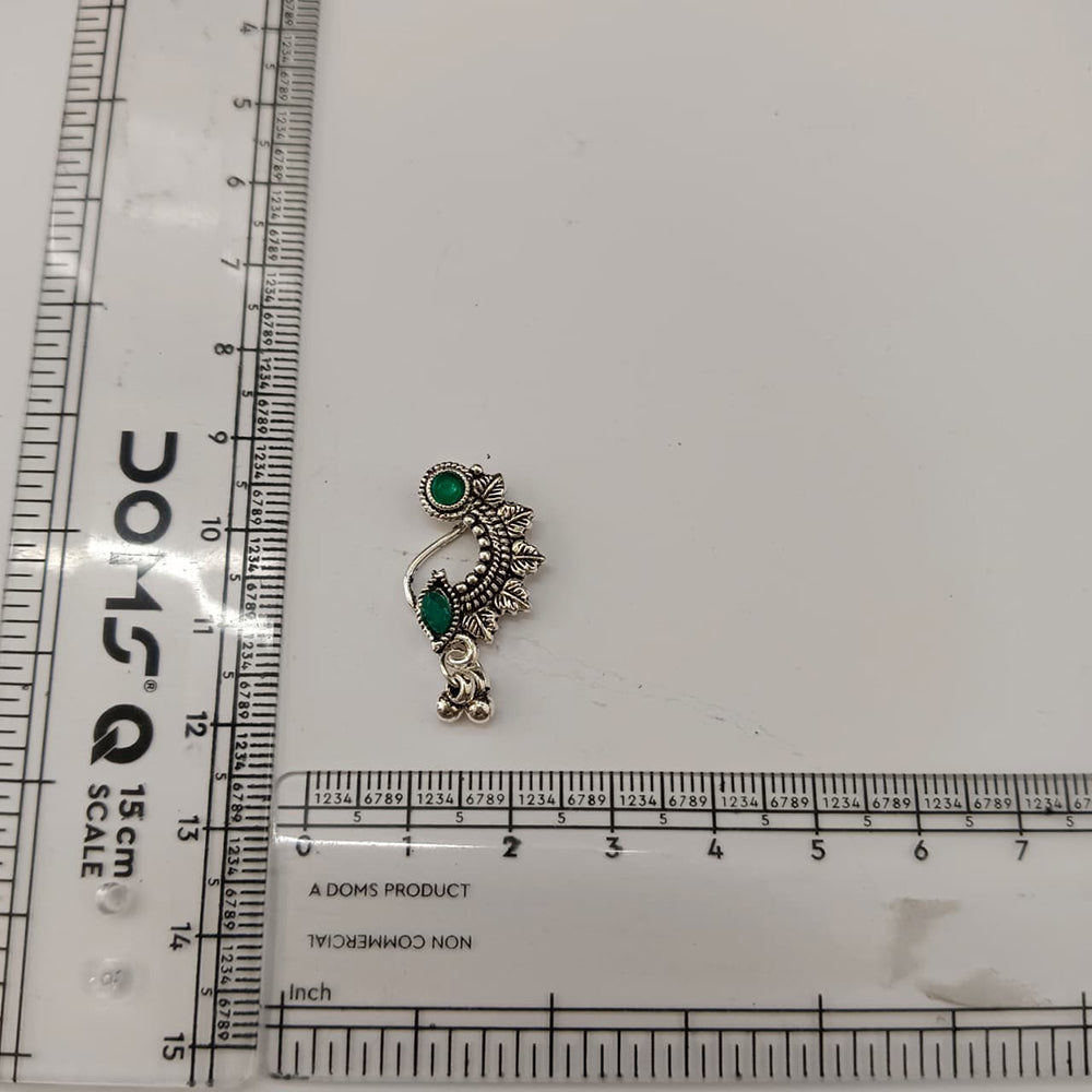 The99Jewel Designer Oxidised Nose Pin for Women | Elegant Ethnic Fashion Accessory