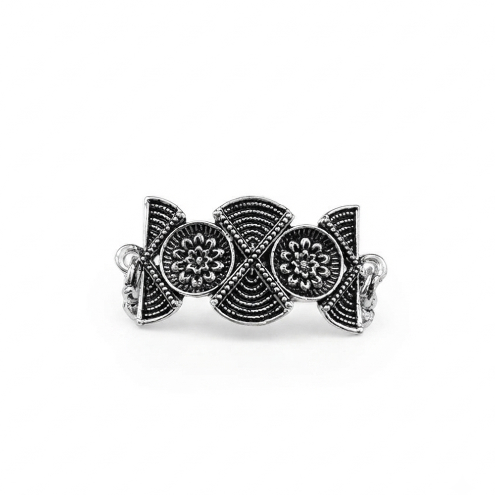 The99Jewel Designer Oxidised Finger Ring for Navratri & Garba Special Traditional Jewellery for Women