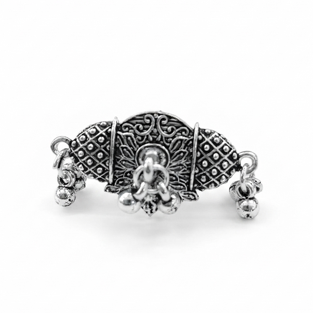The99Jewel Designer Oxidised Elephant Motif Finger Ring for Navratri Jewellery for Women
