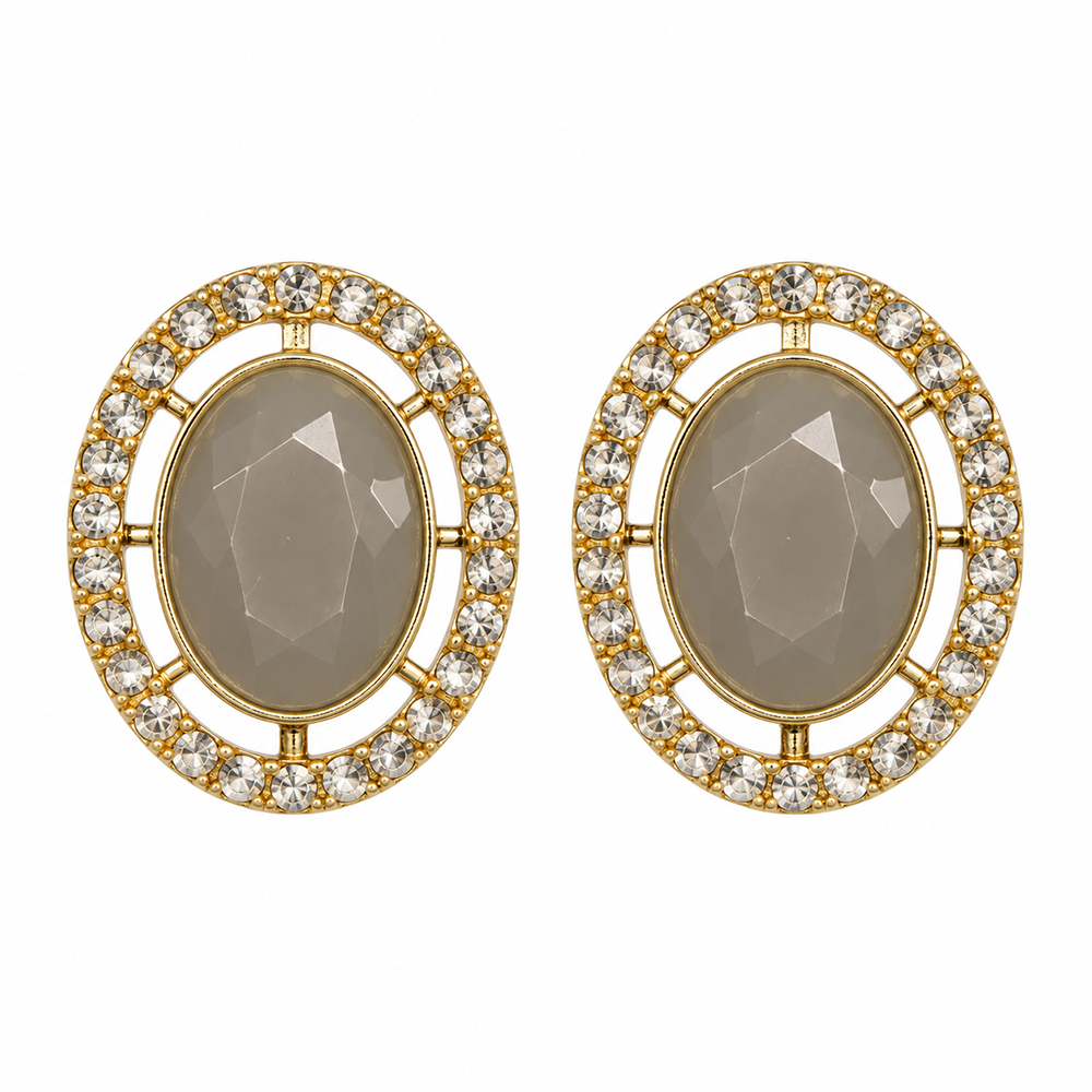 The99Jewel Elegant Crystal and Austrian Stone Fashion Stud Earrings for Women | Traditional Ethnic Jewellery