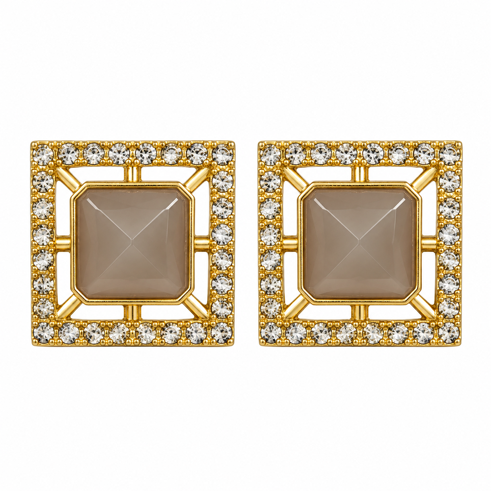 The99Jewel Elegant Crystal and Austrian Stone Fashion Stud Earrings for Women | Traditional Ethnic Jewellery