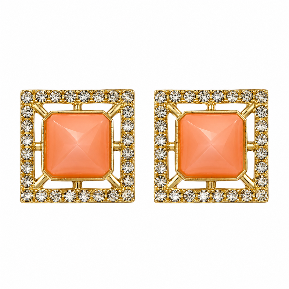 The99Jewel Elegant Crystal and Austrian Stone Fashion Stud Earrings for Women | Traditional Ethnic Jewellery