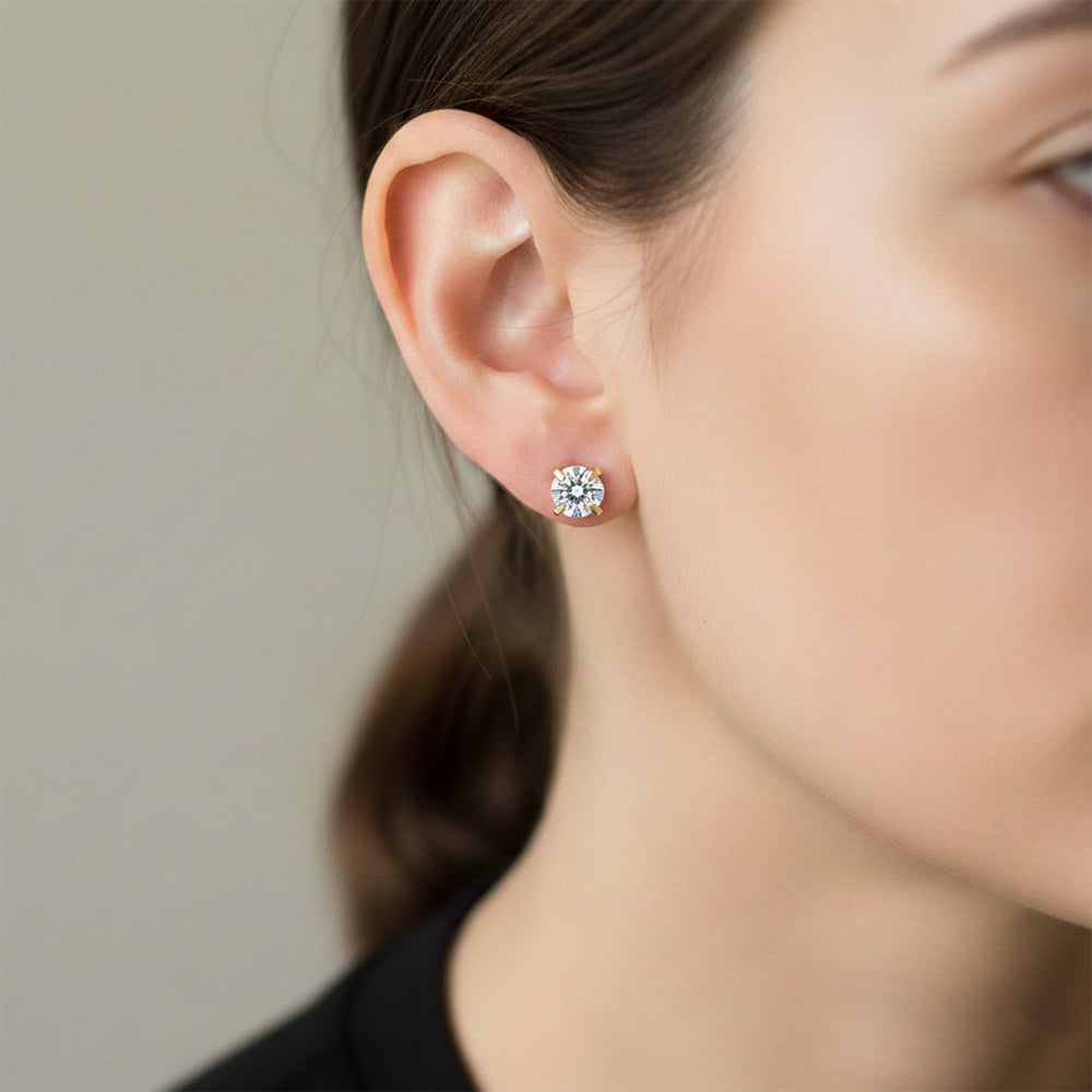 The99Jewel Set Of 6 Korean Style Anti Tarnish Earrings Combo