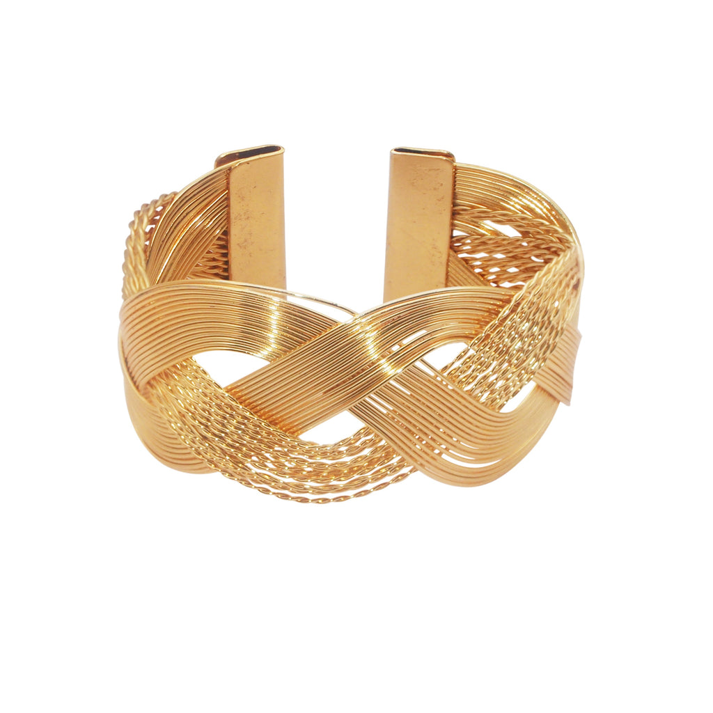 The99Jewel Gold Plated Adjustable Kada