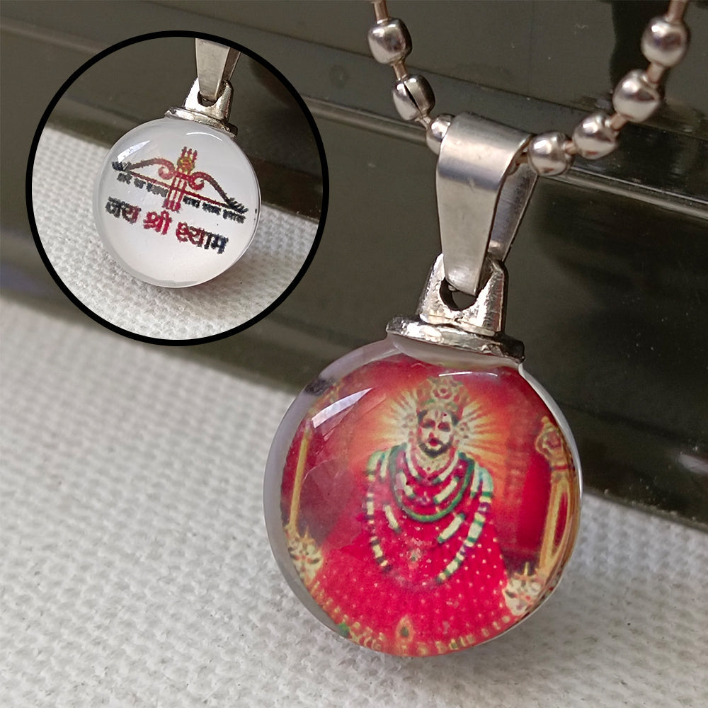 The99Jewel Jai Shree Shyam Baba Chain Pendant