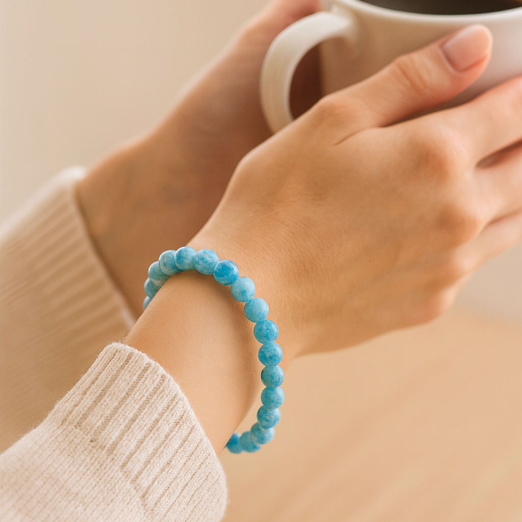 The99Jewel Blue Glass Beads Bracelet - 1405114